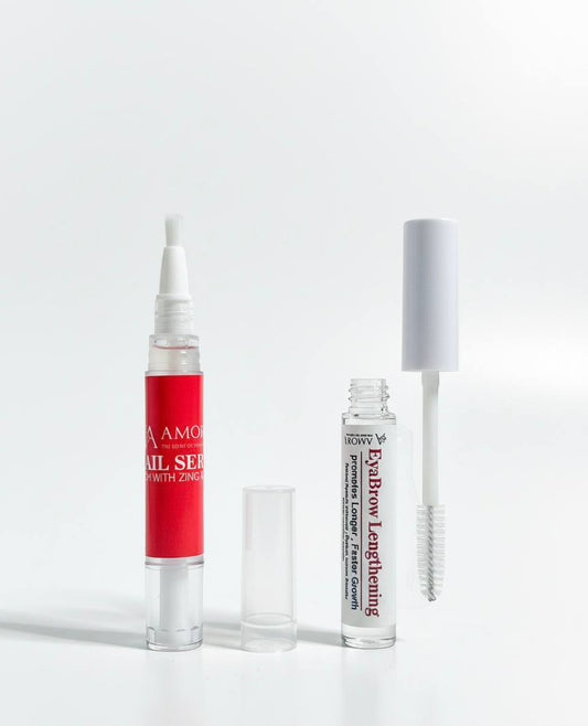 Amori Nail Repair Serum + Lash & Brow Growth Serum