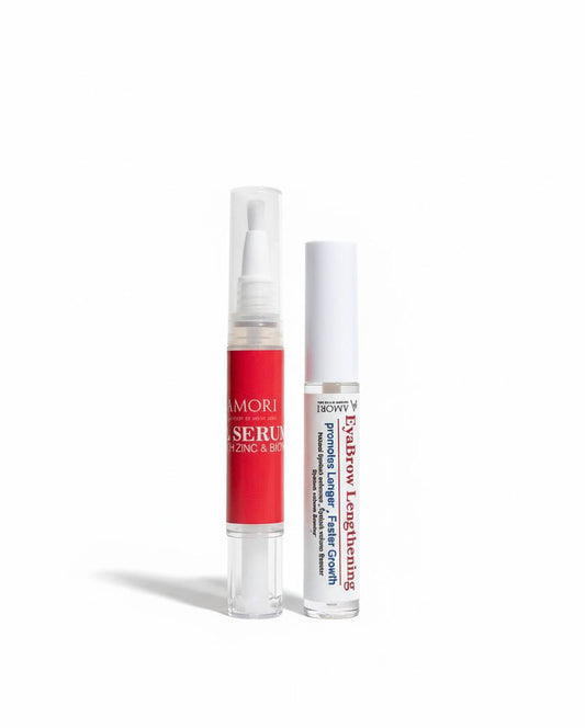 Amori Nail Repair Serum + Lash & Brow Growth Serum